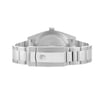 Back View Of {Caseback} Back Case And Closed Stainless Steel Band Of Rolex 126300 Watch Pre Owned Condition