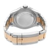 Back View Of {Caseback} Back Case And Closed Stainless and Solid Gold Band Of Rolex 116621 Watch Pre Owned Condition