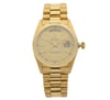Front Full View Of Rolex 18038 Gold 18kt Watch Pre Owned Condition {Product Condition}