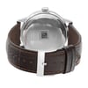 Back View Of Snap Back Case And Closed Leather Band Of Tissot T129.410.16.013.00 Watch Display Model Condition