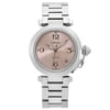 Front Full View Of Cartier W31075M7 Stainless Steel Watch Pre Owned Condition {Product Condition}