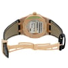 Back View Of {Caseback} Back Case And Open Leather Band Of Audemars Piguet 15400OR.OO.D002CR.01 Watch Unworn Condition