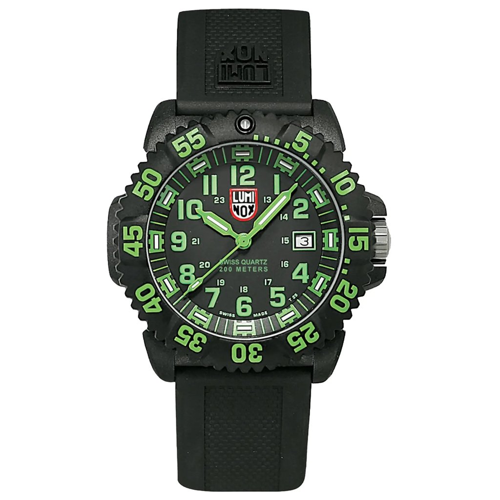 Front Full View Of Luminox XS.3067 Carbon Watch Display Model Condition Excellent