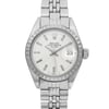 Up Close Front Facing Picture Of Rolex 6924 Stainless Steel Watch Pre Owned Condition