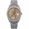 Front Full View Of Rolex 126300 Stainless Steel Watch Pre Owned Condition Excellent