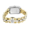 Back View Of Solid Back Case And Closed Stainless Steel Band Of Tory Burch TB1102 Watch Pre Owned Condition