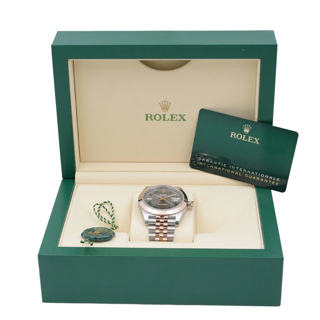  Full View Box, Documents and Rolex 126301 With Watch In The Image 