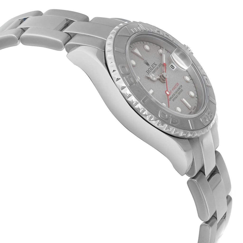 View Of Opposite Crown Facing Side Of Rolex 169622 Stainless Steel Watch Pre Owned Condition