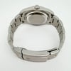 Back View Of Screwback Back Case And Closed Stainless Steel Band Of Rolex 116000 Watch Pre Owned Condition