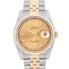 Up Close Front Facing Picture Of Rolex 116233 Stainless Steel Watch Pre Owned Condition