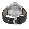 Back View Of Screwback Back Case And Closed Leather Band Of Panerai PAM00104 Watch Pre Owned Condition