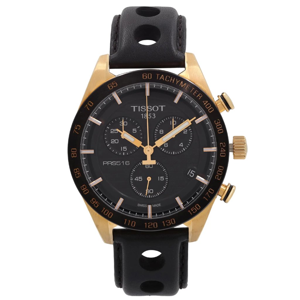 Front Full View Of Tissot T100.417.36.051.00 Stainless Steel Watch Unworn Condition {Product Condition}