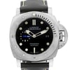 Up Close Front Facing Picture Of Panerai PAM01305 Titanium Watch Pre Owned Condition