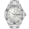 Up Close Front Facing Picture Of TAG Heuer WAF2011.BA0818 Stainless Steel Watch Pre Owned Condition