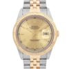 Up Close Front Facing Picture Of Rolex 16263 Stainless Steel Watch Pre Owned Condition