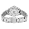 Back View Of Solid Back Case And Closed Stainless Steel Band Of TAG Heuer WV1417.BA0793 Watch Pre Owned Condition