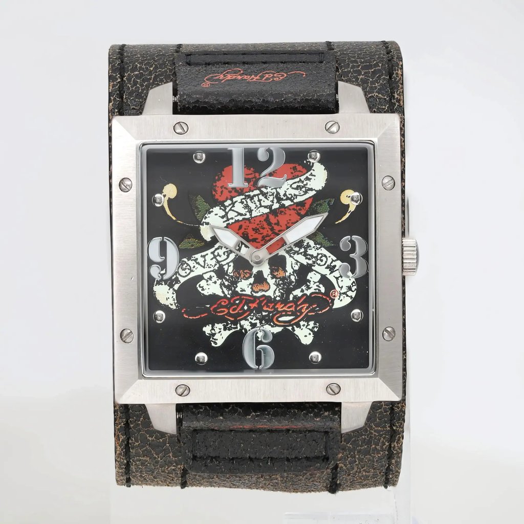 1st image of Ed Hardy  Ed Hardy Tattoo Warrior Wristwatch, DisplayModel condition