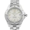 Up Close Front Facing Picture Of Breitling A57350 Stainless Steel Watch Pre Owned Condition
