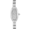 Up Close Front Facing Picture Of Cartier WJ2002W3 White Gold Watch Pre Owned Condition
