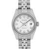 Up Close Front Facing Picture Of Rolex 179174 Stainless Steel Watch Pre Owned Condition