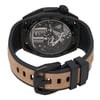 Back View Of Exhibition Back Case And Closed Rubber Band Of HYT H02984-A Watch New Condition