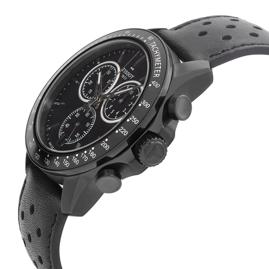 View Of Crown Facing Side Of Tissot T106.417.36.051.00 {Case Material} Watch New With Defects Condition