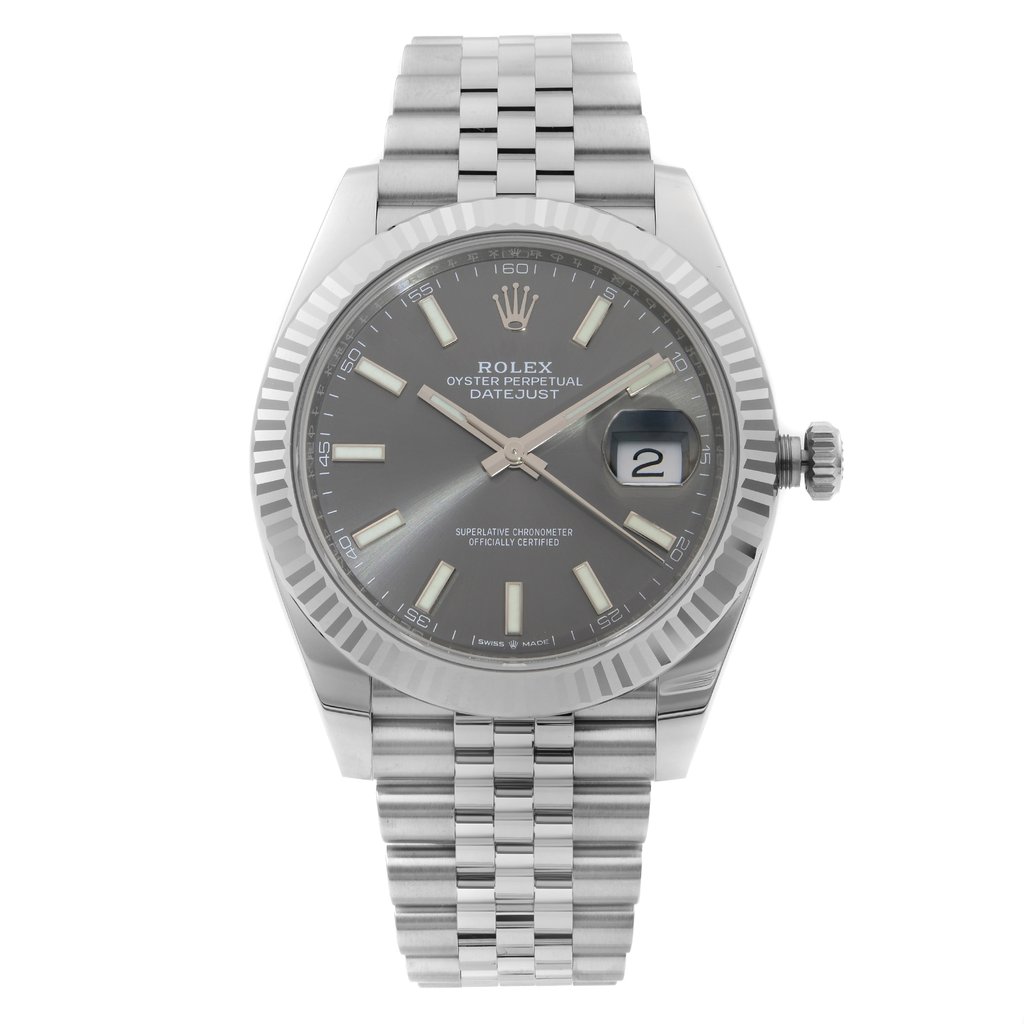 Front Full View Of Rolex 126334 Stainless Steel Watch Unworn Condition {Product Condition}