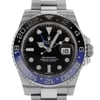 Up Close Front Facing Picture Of Rolex 116710BL Stainless Steel Watch Pre Owned Condition