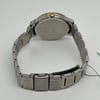 An image of a Wristwatch by Seiko. This Display Model item is designed for Women, featuring a Casual style. It has a Quartz movement and an Analog display with a Brown dial color. The indices include 12-Hour Dial,Stick Indexes. The band is made of Stainless Steel and the case is made of Stainless Steel. The watch has a Round shape with a case size of 29 mm and a case thickness of 8 mm.