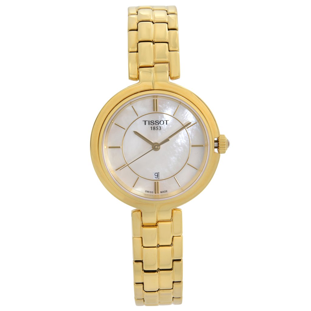 Front Full View Of Tissot T094.210.33.111.00 Stainless Steel Watch New With Defects Condition {Product Condition}
