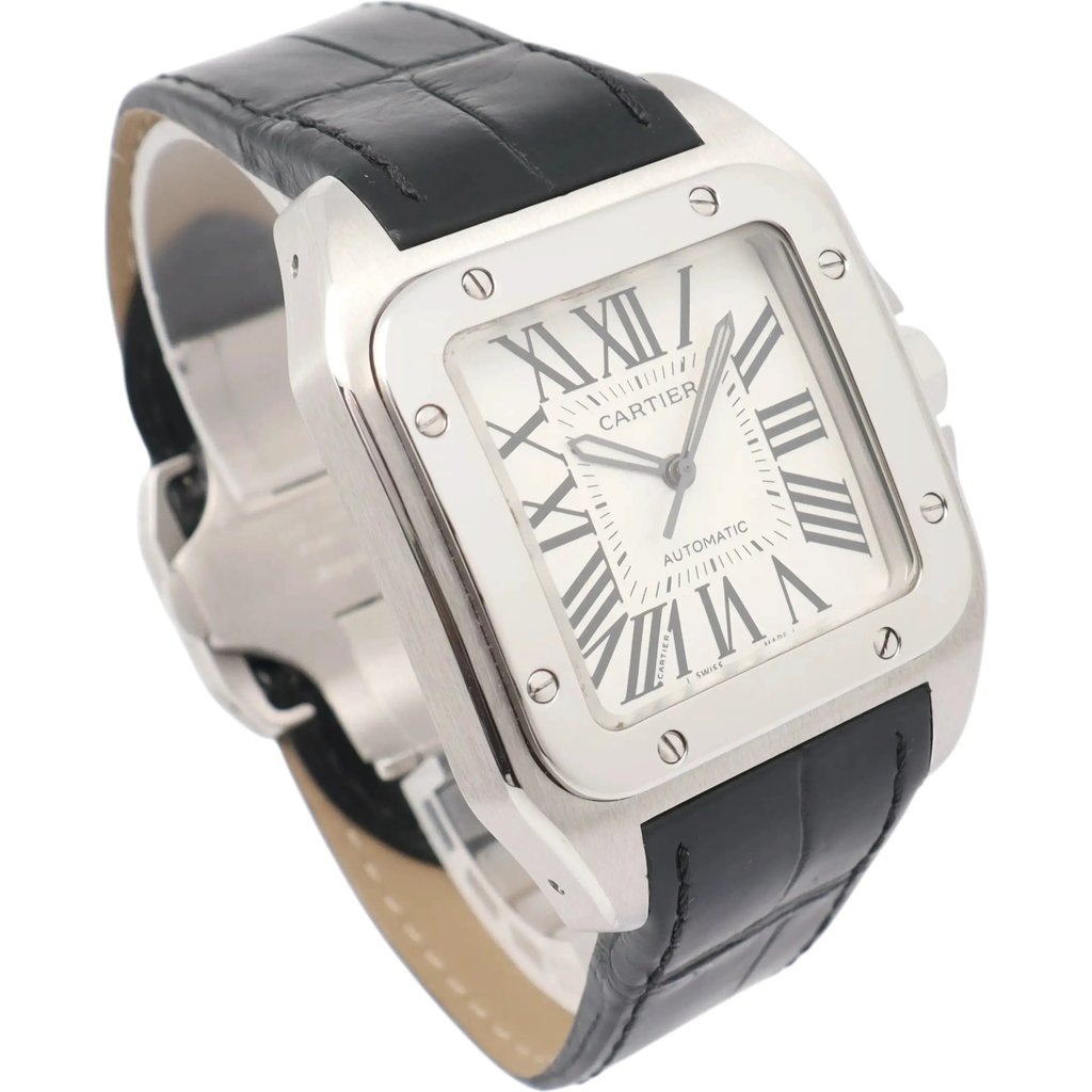 3rd image of Cartier Cartier Santos 100 XL Wristwatch, PreOwned condition