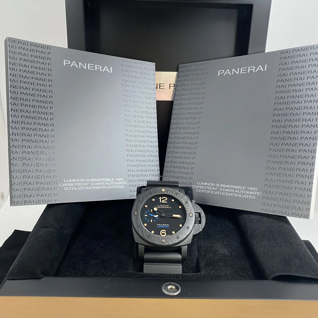  Full View Box, Documents and Panerai PAM00616 With Watch In The Image 