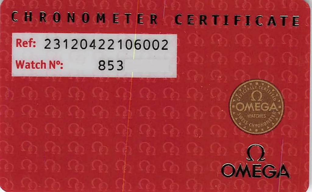 9th image of OMEGA 231.20.42.21.06.002 Wristwatch, Unworn condition