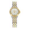 An image of a Wristwatch by RAYMOND WEIL. This Display Model item is designed for Women, featuring a Casual style. It has a Quartz movement and an Analog display with a Silver dial color. The indices include 12-Hour Dial,Roman Numerals,Stick Indexes. The band is made of Stainless Steel and the case is made of Stainless Steel. The watch has a Round shape with a case size of 28 mm and a case thickness of 7 mm.