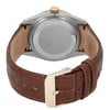 Back View Of Screwback Back Case And Closed Leather Band Of Rolex 16013 Watch Pre Owned Condition