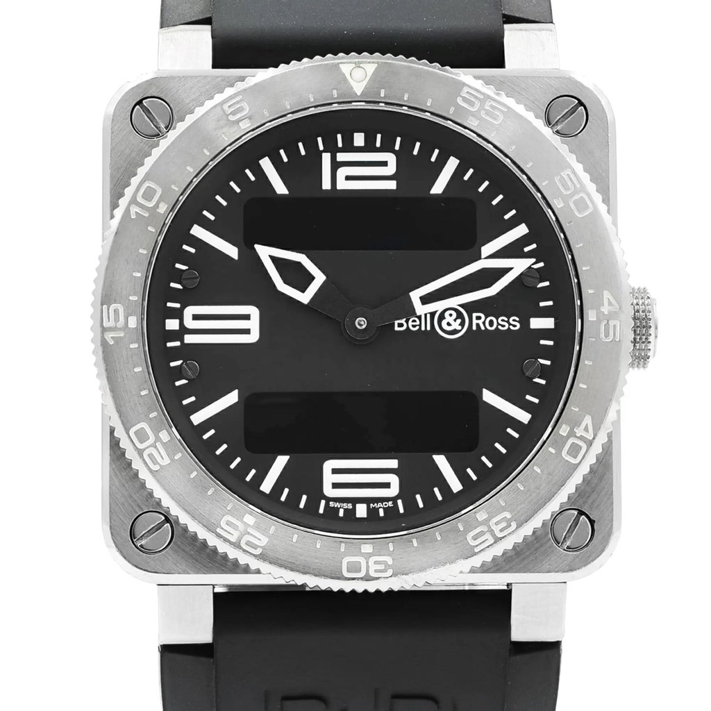 2nd image of Bell & Ross BR0392-AVIA-ST Wristwatch, PreOwned condition