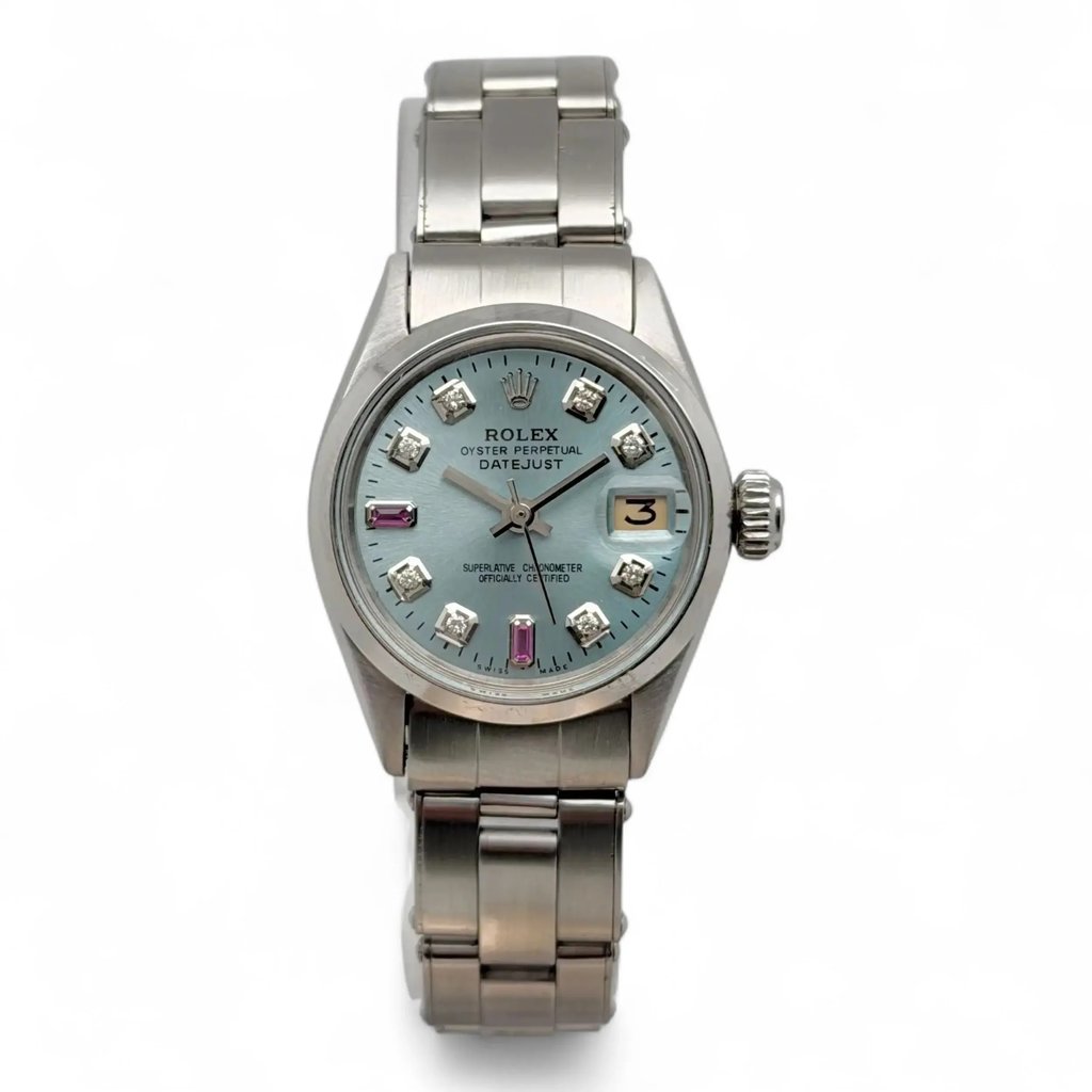 Front Full View Of Rolex 6517 {Case Material} Watch Pre Owned Condition Good