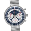 Up Close Front Facing Picture Of Bulova 96K101 Stainless Steel Watch Unworn Condition