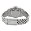 Back View Of Solid Back Case And Closed Stainless Steel Band Of Rolex 126300-0008 Watch Unworn Condition
