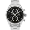Up Close Front Facing Picture Of TAG Heuer CAR2110.BA0720 Stainless Steel Watch Pre Owned Condition