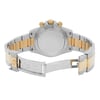 Back View Of Solid Back Case And Open Stainless Steel,Gold,Gold Plated Band Of Rolex 116503 Watch Pre Owned Condition