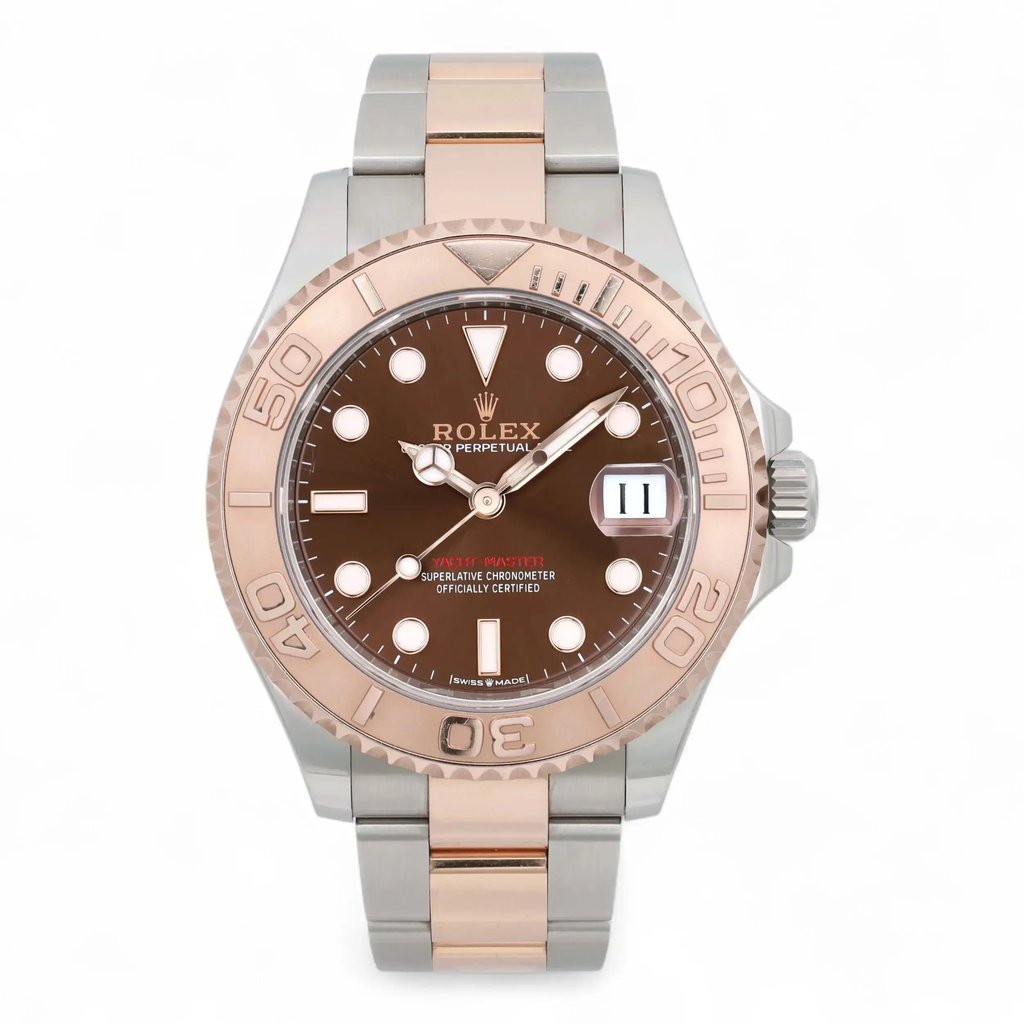 Front Full View Of Rolex 268621 Stainless Steel Watch Pre Owned Condition Good