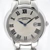 Up Close Front Facing Picture Of RAYMOND WEIL 5229-ST-01659 Stainless Steel Watch Pre Owned Condition