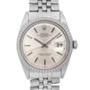 Up Close Front Facing Picture Of Rolex 1603 Stainless Steel Watch Pre Owned Condition