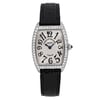 Front Full View Of Franck Muller 1752 QZ D White Gold Watch Pre Owned Condition {Product Condition}