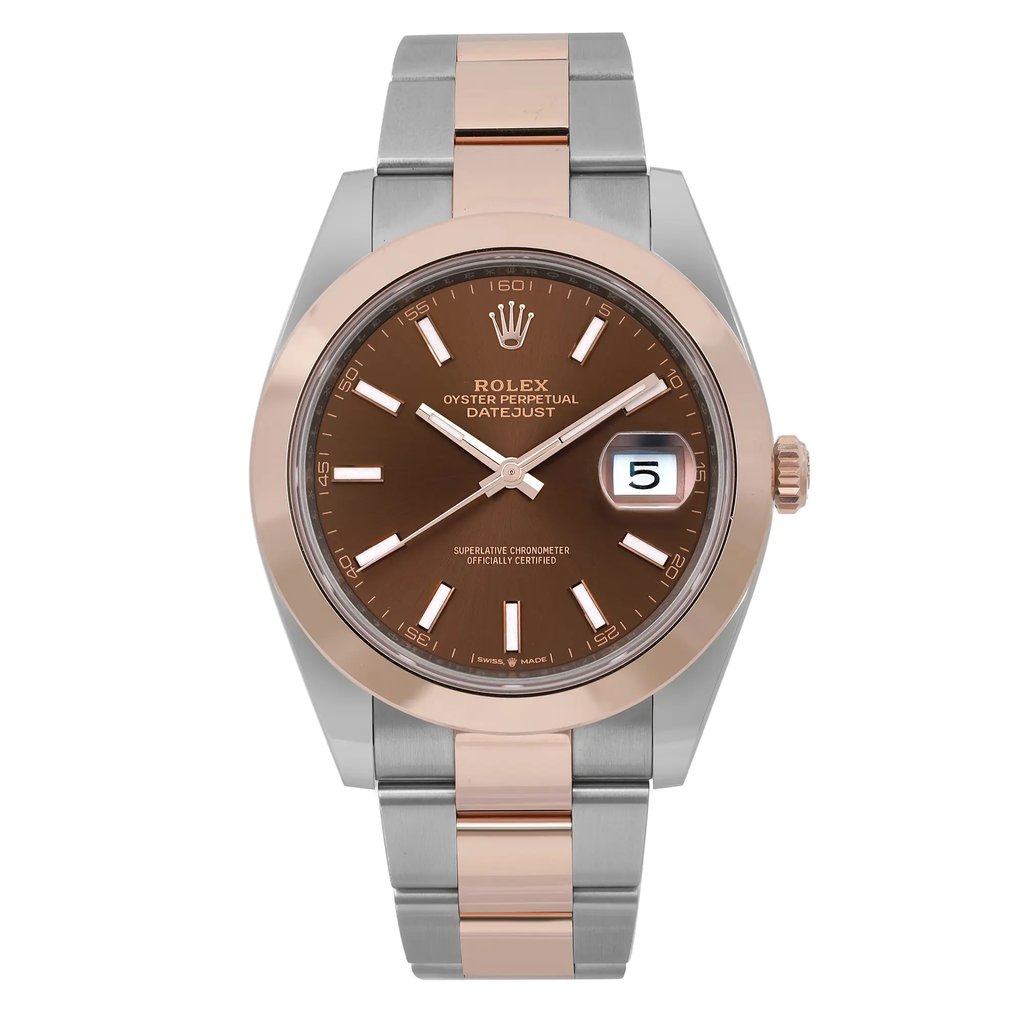 Front Full View Of Rolex 126301 Stainless Steel Watch New Condition Excellent