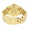 Back View Of {Caseback} Back Case And Closed Gold Band Of Breitling K10050 Watch Pre Owned Condition