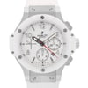 Up Close Front Facing Picture Of Hublot 301.SE.230.RW Stainless Steel Watch Display Model Condition