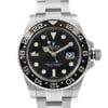Up Close Front Facing Picture Of Rolex 116710LN Stainless Steel Watch Pre Owned Condition