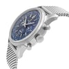 View Of Crown Facing Side Of Breitling AB0510U9/C879-159A Stainless Steel Watch Display Model Condition